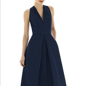 Alfred Sung blue gown
